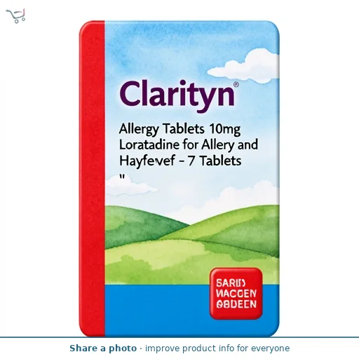 Clarityn Allergy Tablets 10mg Loratadine for Allergy and Hayfever Relief - 7 Tablets
