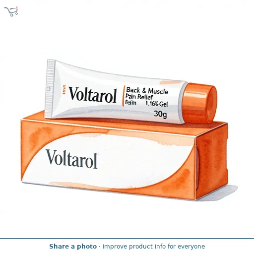 Voltarol Back & Muscle Pain Relief 1.16% Gel 30g