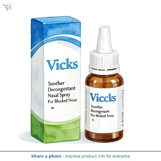 Vicks Sinex Soother Decongestant Nasal Spray For Blocked Nose 15ml