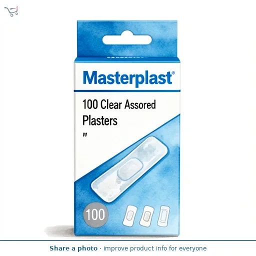 Masterplast 100 Clear Assorted Plasters
