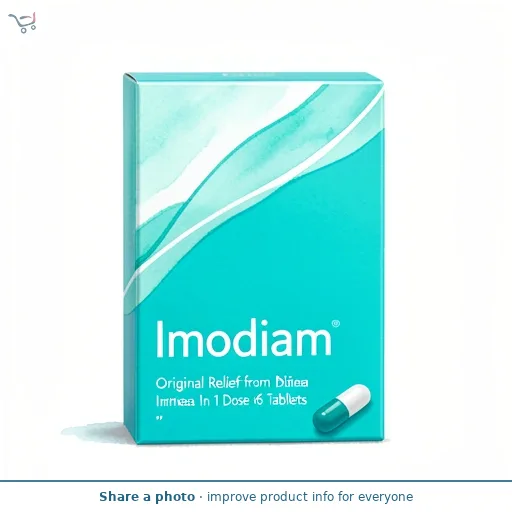 Imodium Original Relief from Diarrhoea In 1 Dose 6 Tablets