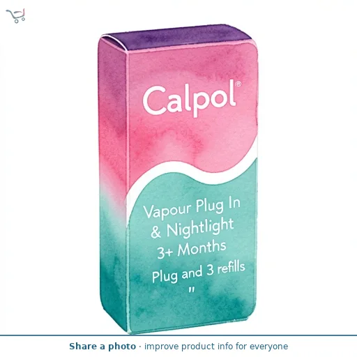 Calpol Vapour Plug In & Nightlight 3+ Months - Lavender & Chamomile