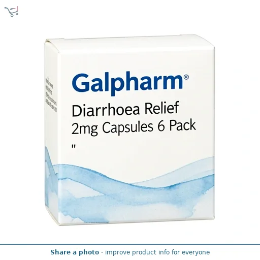 Galpharm Diarrhoea Relief 2mg Capsules 6 Pack