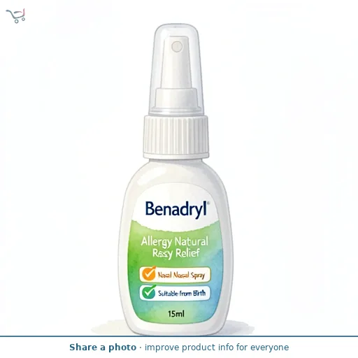 Benadryl Allergy Natural Relief Nasal Spray 15ml