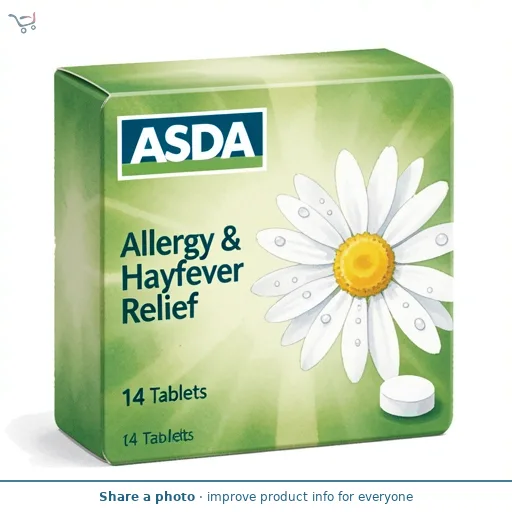 ASDA Allergy & Hayfever Relief 14 Tablets