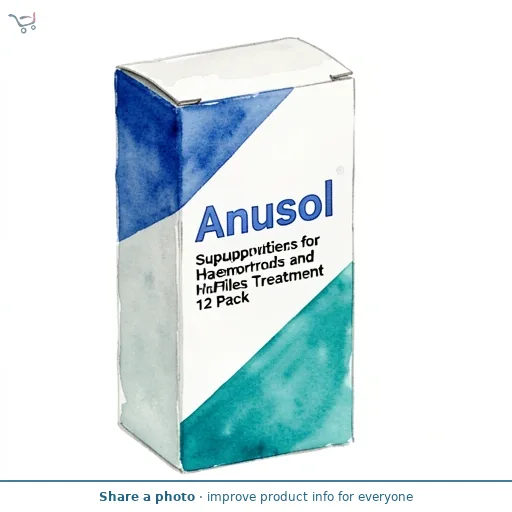 Anusol Suppositories for Haemorrhoids and Piles Treatment 12 Pack