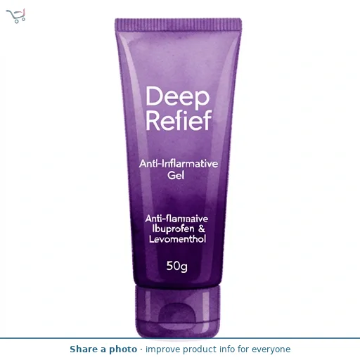 Deep Relief Anti-Inflammatory Gel Ibuprofen & Levomenthol 50g