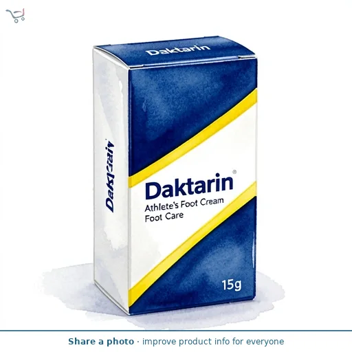 Daktarin Aktiv Cream Athlete's Foot Cream Foot Care 15g