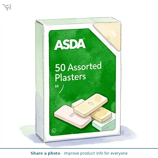 ASDA 50 Assorted Plasters