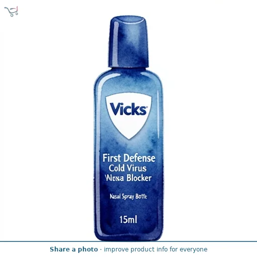 Vicks First Defence Cold Virus Blocker Nasal Spray Bottle 15ml
