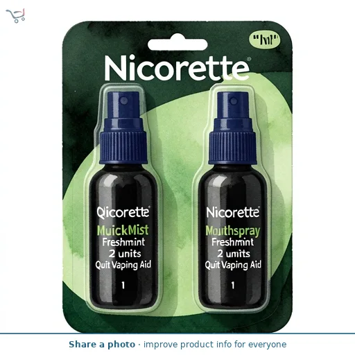 Nicorette Quickmist Mouthspray Freshmint 2 Units Quit Vaping Aid
