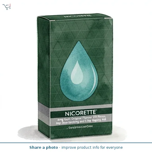 Nicorette 4mg Gum Original Flavour 210 Pieces, Stop Smoking and Stop Vaping Aid.
