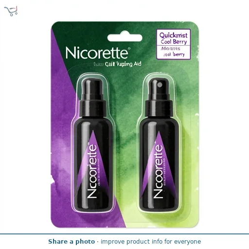 Nicorette Quickmist Cool Berry Mouthspray 2 units Quit Vaping Aid