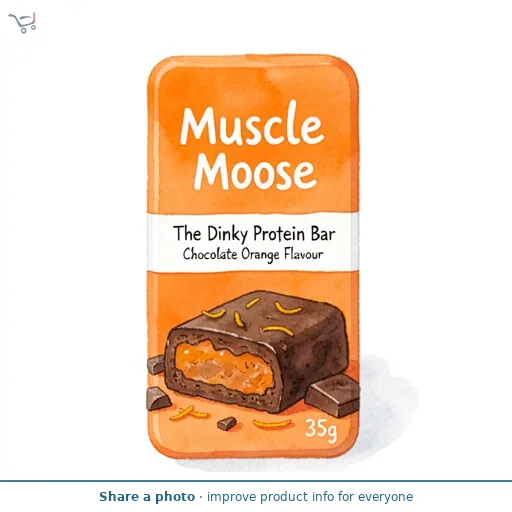 Muscle Moose The Dinky Protein Bar Chocolate Orange Flavour 35g