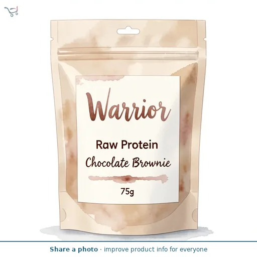 Warrior Raw Protein FlapJack Chocolate Brownie 75g
