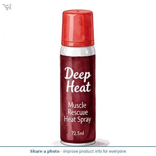 Deep Heat Muscle Rescue Heat Spray 72.5ml