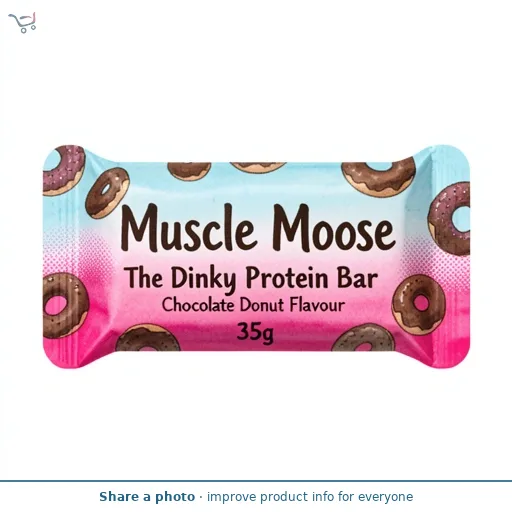 Muscle Moose The Dinky Protein Bar Chocolate Donut Flavour 35g