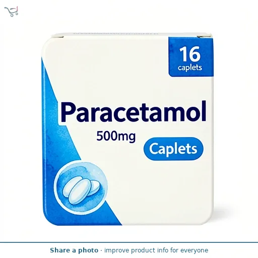 ASDA Paracetamol 500mg Caplets 16 Caplets