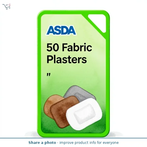 ASDA 50 Fabric Plasters