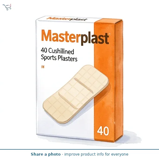 Masterplast 40 Cushioned Sports Plasters