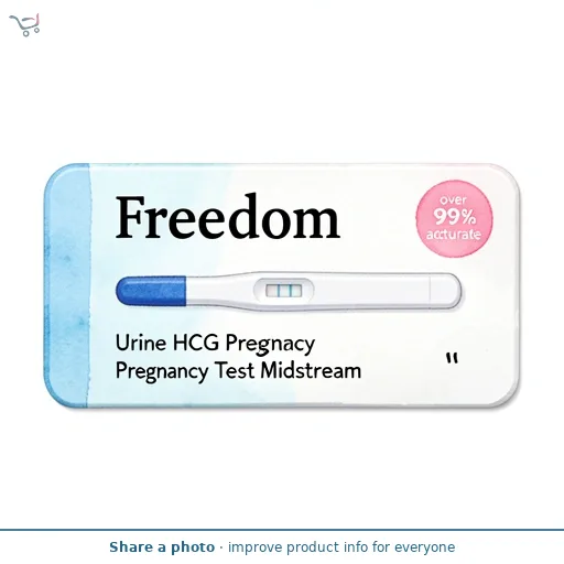 Freedom Urine HCG Pregnancy Test Midstream