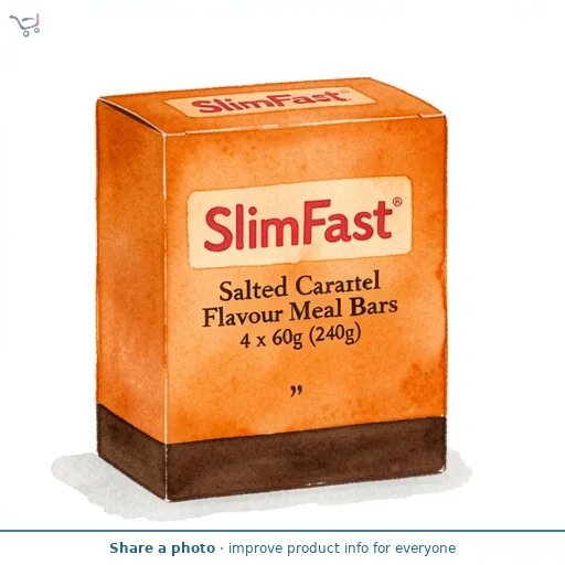 Slimfast Meal Replacement Bar Salted Caramel 4x60g