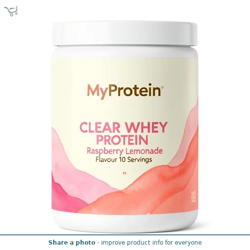 MyProtein Clear Whey Protein Raspberry Lemonade Flavour 10 Servings