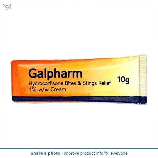Galpharm Hydrocortisone Bites & Stings Relief 1% w/w Cream 10g