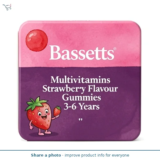 Bassetts 3-6 Multivitamin Strawberry 