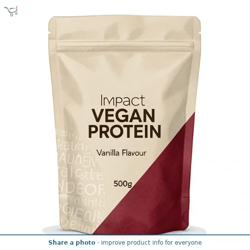 MyVegan Impact Vegan Protein Vanilla Flavour 500g
