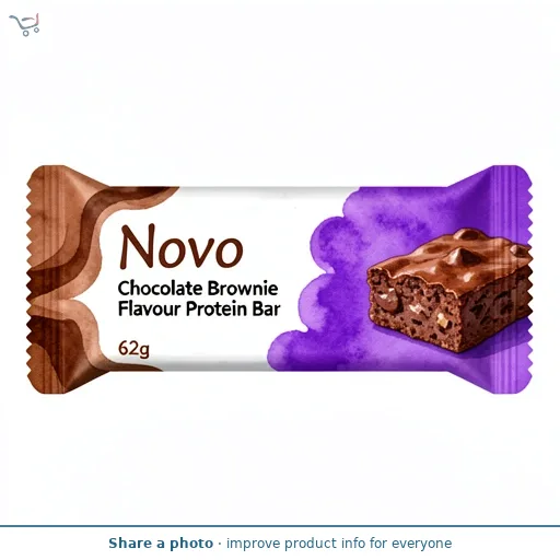 Novo Chocolate Brownie Flavour Protein Bar 62g