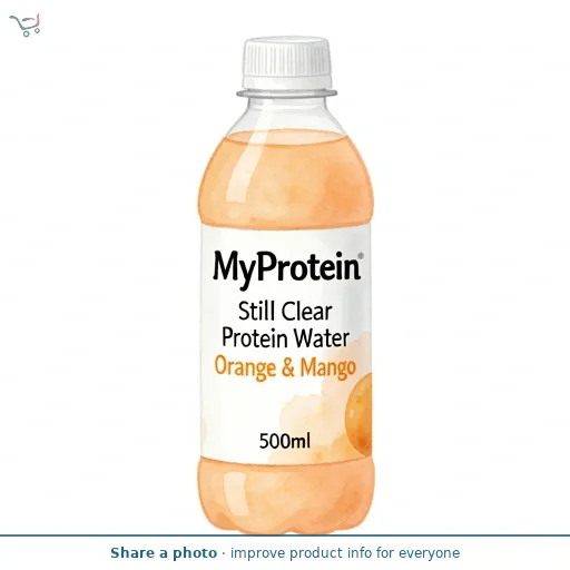 MyProtein Still Clear Protein Water Orange & Mango 500ml