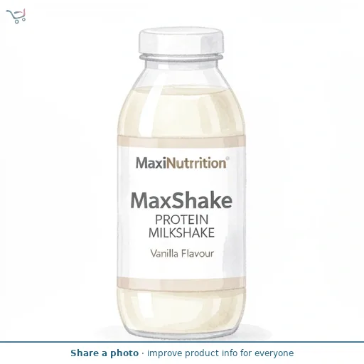MaxiNutrition MaxShake Protein Milkshake Vanilla Flavour