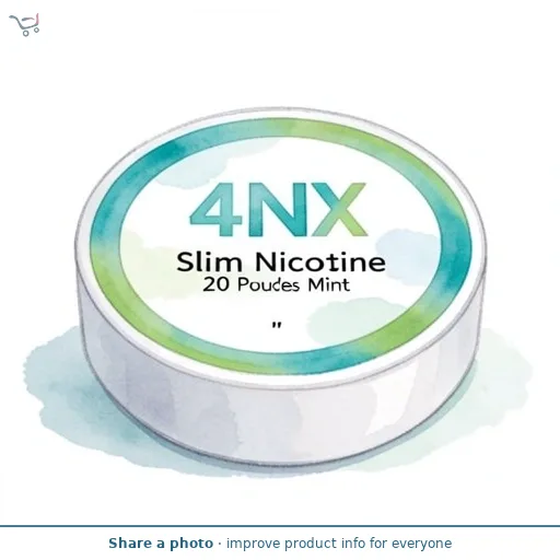 4NX Slim Nicotine 20 Pouches Mint