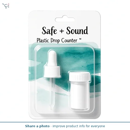 Safe + Sound Plastic Drop Counter