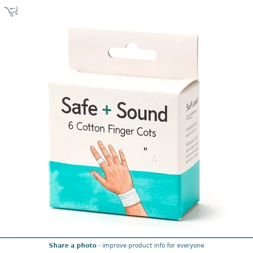 Safe + Sound 6 Cotton Finger Cots