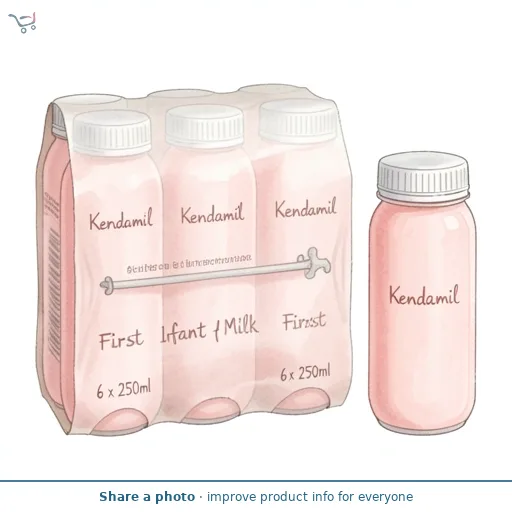 Kendamil Ready to Feed First Infant Milk 6x250ml 0+ Months