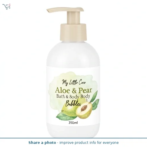 My Little Coco Aloe & Pear Bath & Body Bubbles 350ml