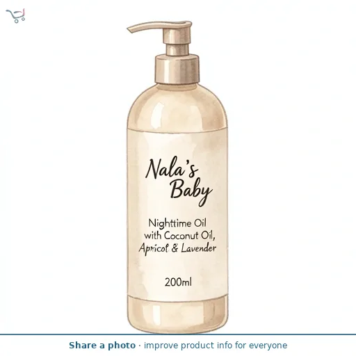 Nala's Baby Nighttime Oil with Coconut Oil, Apricot & Lavender 200ml