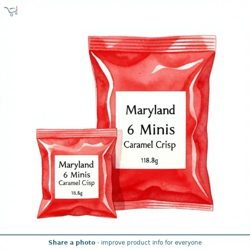 Maryland 6 Minis Caramel Crisp 118.8g