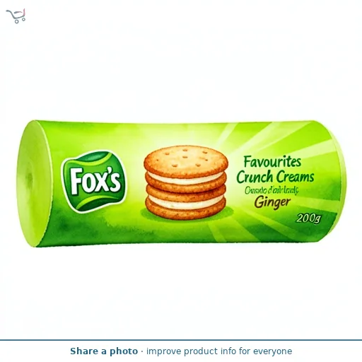Fox's Favourites Crunch Creams Ginger 200g
