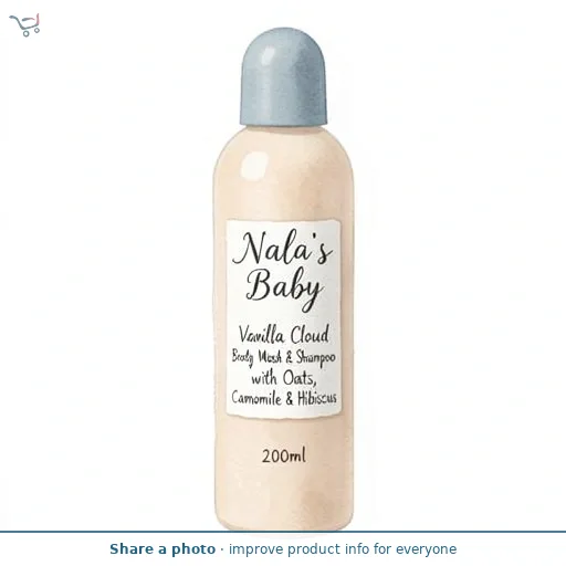 Nala's Baby Body Wash & Shampoo Vanilla Cloud 