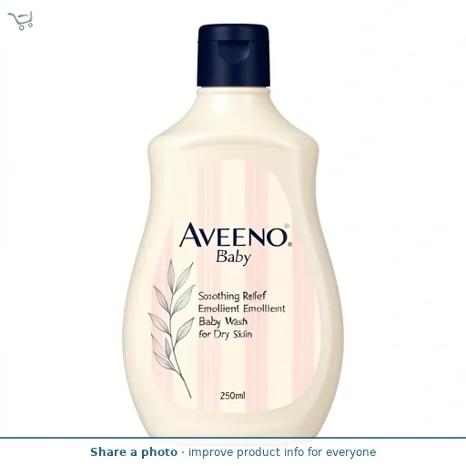 Aveeno Soothing Relief Emollient Dry Skin Baby Wash 250ml