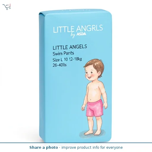 LITTLE ANGELS by ASDA by ASDA Swim Pants Size L 10 12-18kg 26-40lbs