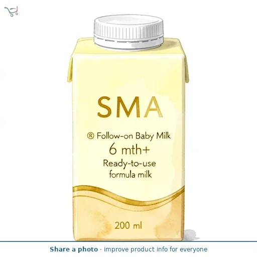 SMA ® 2 Follow-on Baby Milk Ready Made Liquid Formula 6 Months+