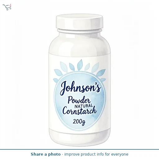Johnson's Powder Natural Cornstarch 200g