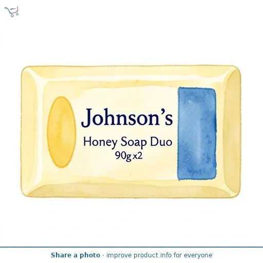 Johnson's Baby Honey Soap Duo Pack 2x90g
