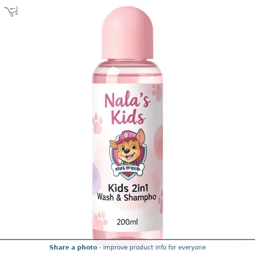 Nala's Kids Kids PAW Patrol 2in1 Wash & Shampoo 200ml