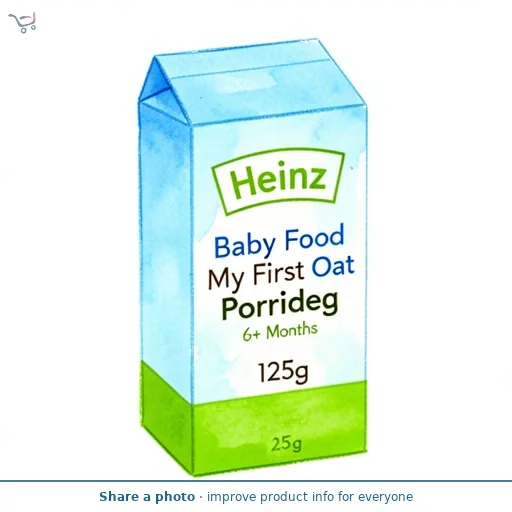 Heinz Baby Food My First Oat Porridge 6+ Months 125g