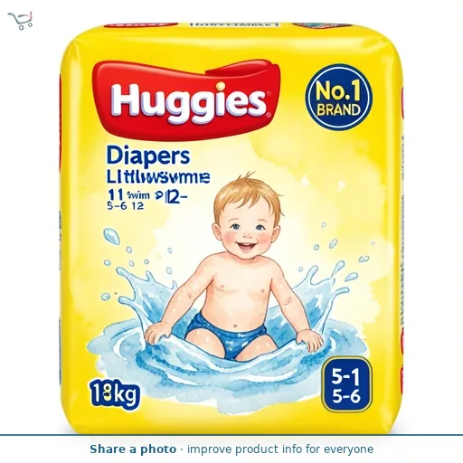Huggies Diapers Little Swimmers 11 Swim Pants 5-6 12-18kg